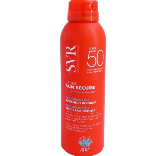 Svr sun secure mist spf50 200 мл