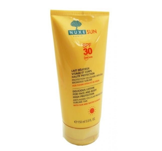 Nuxe sun spf30 молочко для лица и тела 150 мл