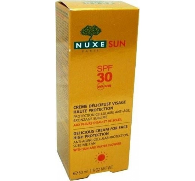 Крем для лица nuxe sun delicious 30spf 50ml