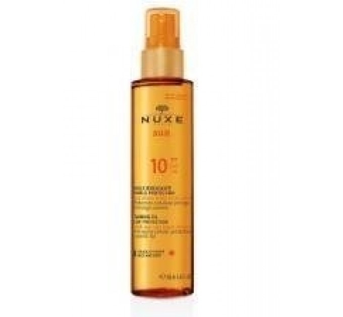 Масло для загара nuxe 10spf 150ml