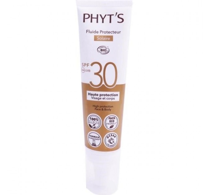 Органический солнцезащитный флюид phyt spf30 100 мл