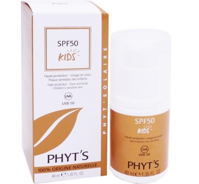 Phyt's spf50 kids 40 мл для лица и лица тело