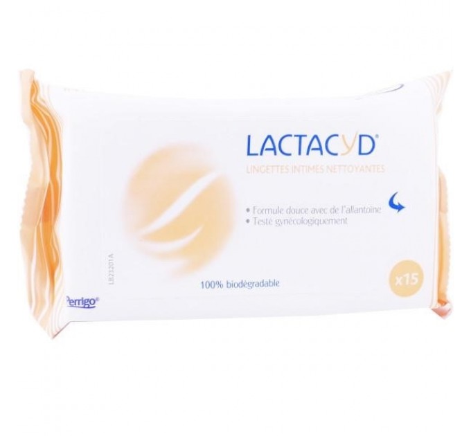 Lactacyd 15 салфетки для интимной гигиены