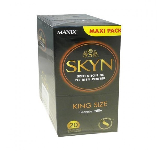 Maxi pack презервативы manix skyn king size 20 без латекса