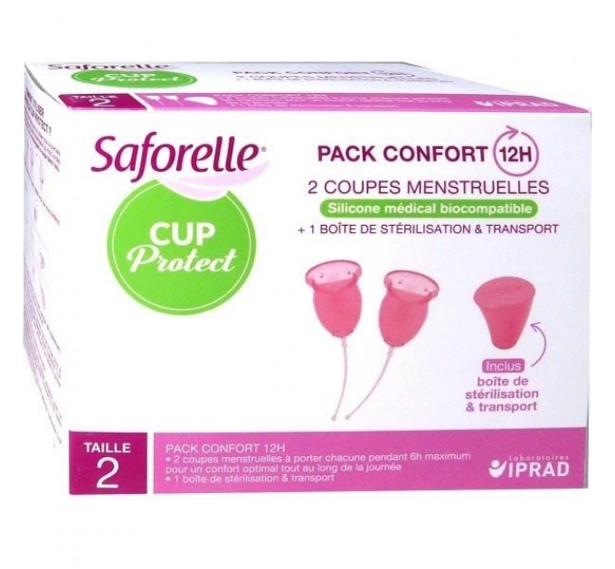 Saforelle cup protect 2 менструальные чашки размер 2