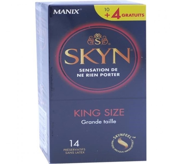 Презервативы manix skyn king size 14 без латекса