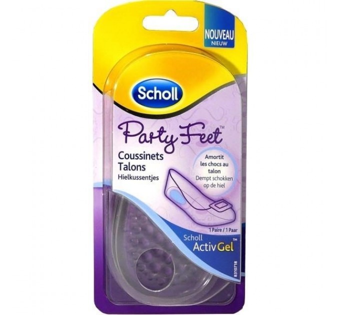 Scholl party foot подушечки для пяток 1 пара