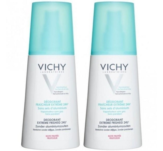 Набор дезодорантов vichy extreme freshness из 2 шт.