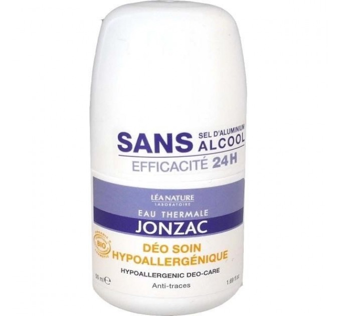 Дезодорант jonzac ролл 24ч гипоаллергенный 50 мл