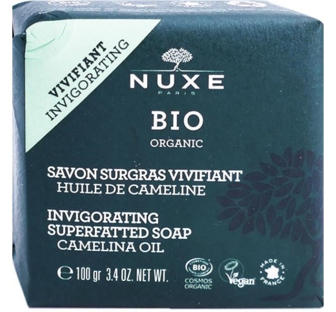 Органическое бодрящее мыло nuxe surgras 100g