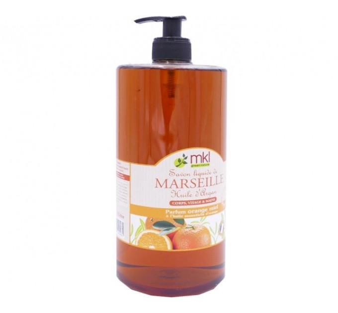 Mkl марсельское мыло медовый апельсин 1л