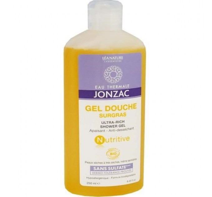 Jonzac organic nourishing surgras гель для душа 250 мл