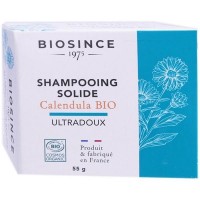 Ультра-мягкий твердый шампунь с календулой Shampooing Solide Calendula Bio BIOSINCE 55г