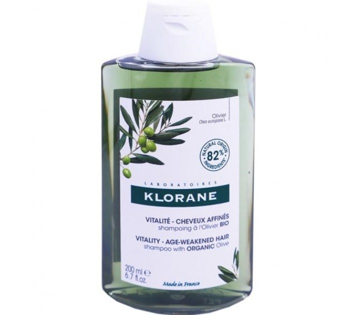 Klorane органический шампунь для жизненной силы оливкового дерева 200 мл