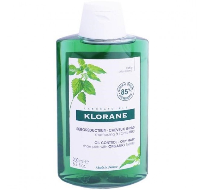 Klorane органический шампунь для снятия себорредукции крапивы 200 мл