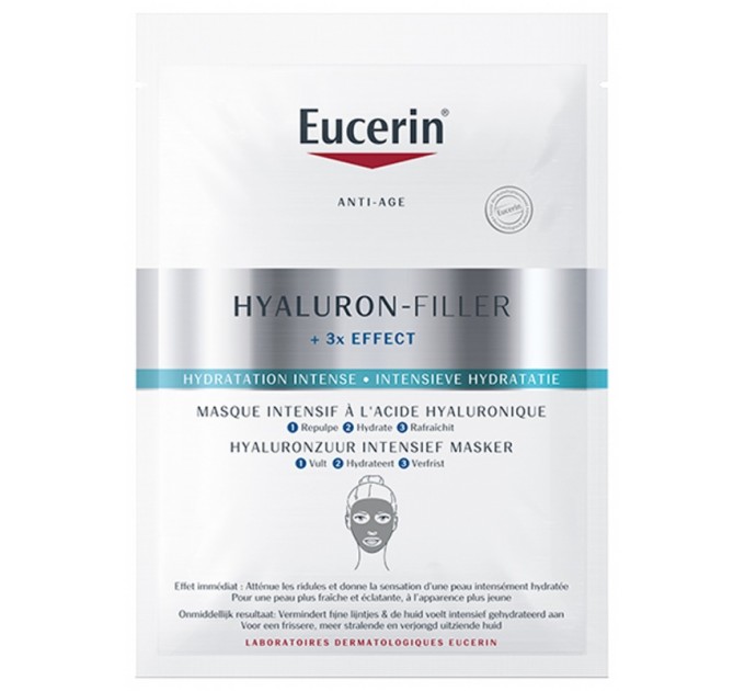 Тканевая маска с гиалуроновым филлером Eucerin Hyaluron-Filler + 3x Effect  