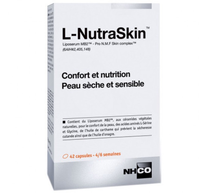 Капсулы для сухой и чувствительной кожи Nhco Nutrition L-nutraskin 42 капсулы