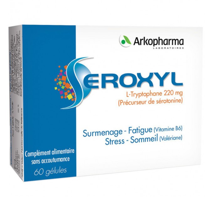 Капсулы от стресса и бессоницы Arkopharma Seroxyl Surmenage Fatigue Stress 60 капсул
