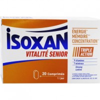 Витамины для взрослых от 50 лет Isoxan Senior Vitality 50+ 20 таблеток
