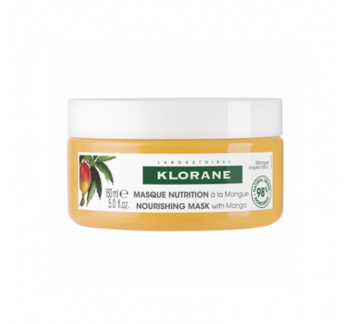 Питательная маска для волос манго Klorane mango nutrition 150 мл