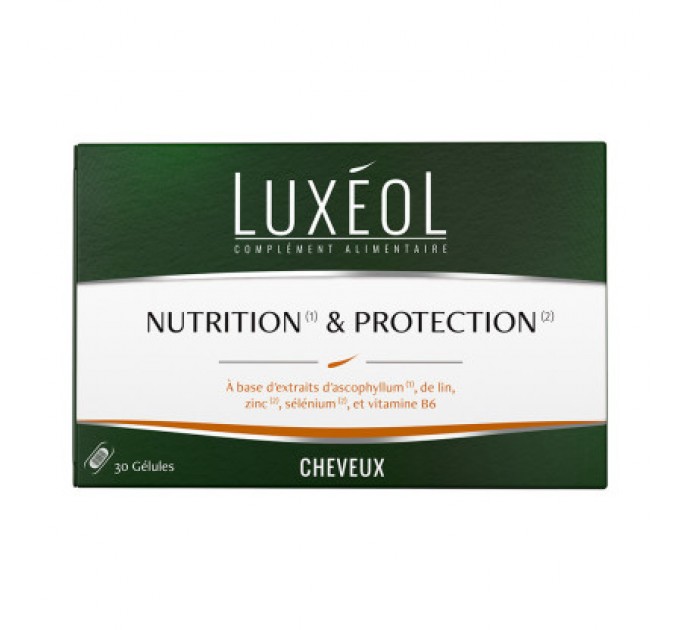 Капсулы для волос питание и защита LUXEOL Cheveux Nutrition & Protection 30 капсул