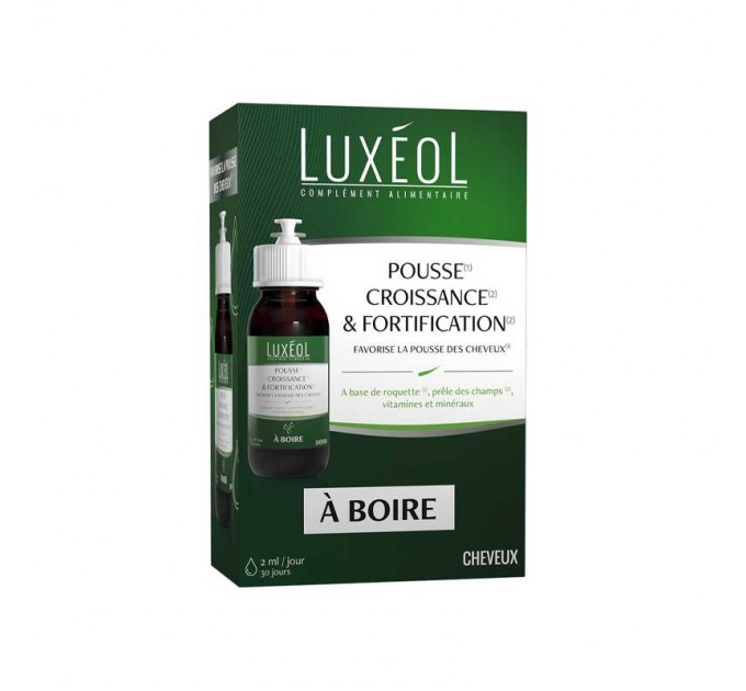 Капли для восстановления густоты волос LUXEOL Pousse Croissance & Fortification 60 мл