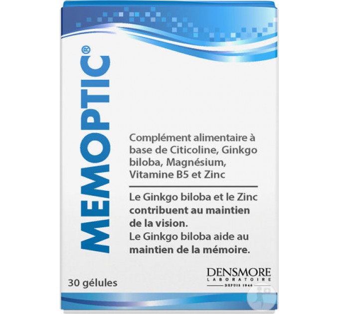 Комплекс для зрения MEMOPTIC DENSMORE 30 таблеток