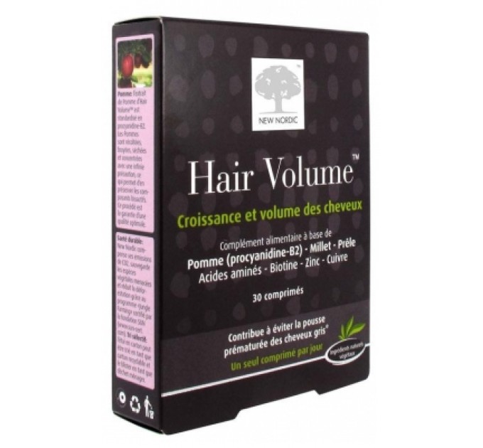 Витамины для объема волос New Nordic Hair Volume 30 таблеток