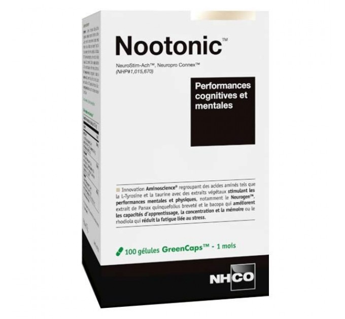 Капсулы Ноотоник Premium Nootonic Mental Performance NHCO 100 капсул