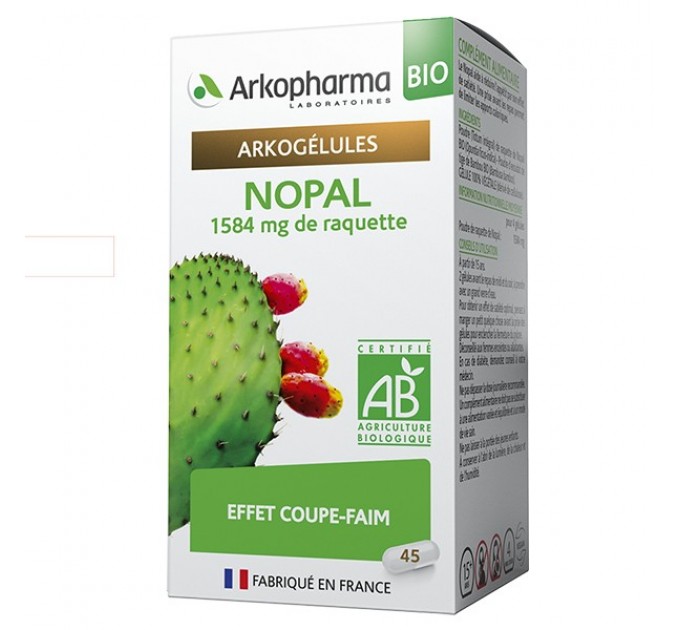 Подавитель аппетита Arkopharma Nopal Bio 45 капсул