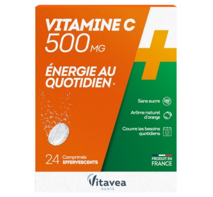 Витамин с 500 мг Vitavea Vitamine C 24 шипучих таблетки