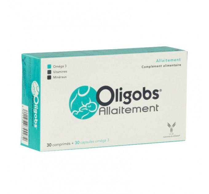 Капсулы для кормящих матерей Oligobs Allaitement BIOES 30 таблеток + 30 капсул