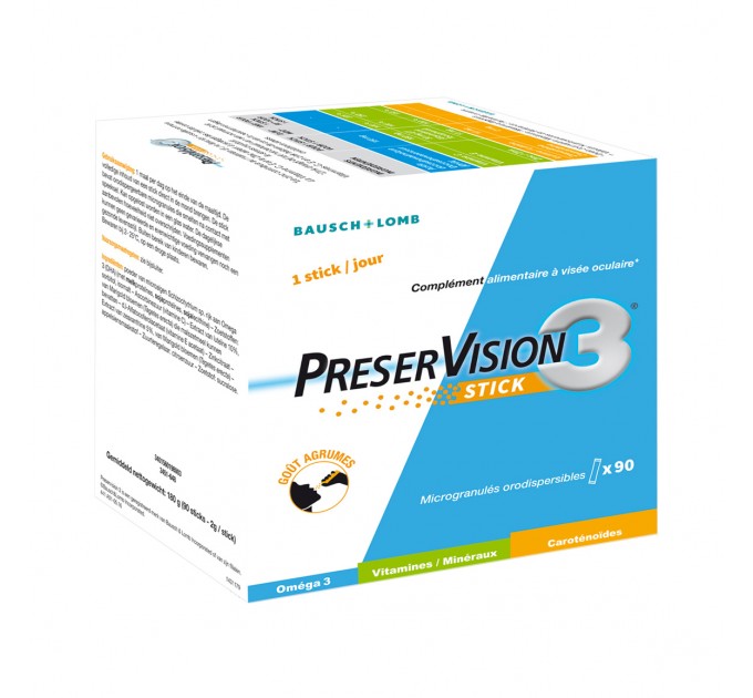 Пищевая добавка для здоровья глаз PreserVision 90 шт
