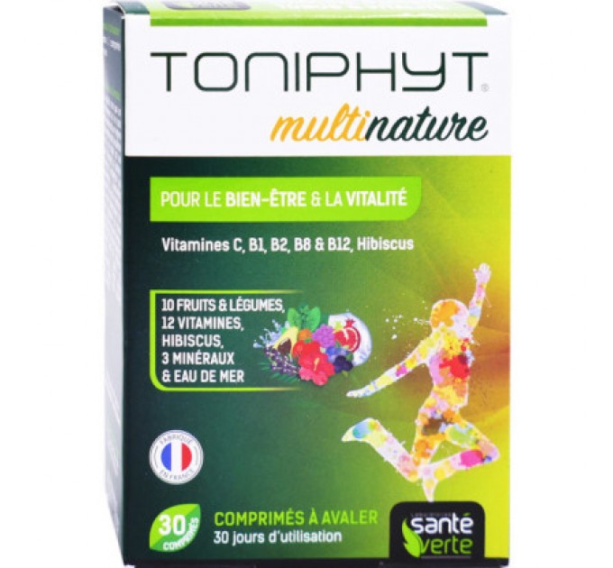 Комплекс витаминов TONIPHYT Multinature Wellbeing and Vitality 30 шт