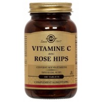 Капсулы Сольгар витамин с с шиповником Vitamine C Rose Hips SOLGAR 100 шт