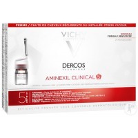 Ампулы для укрепления волос Vichy Dercos Aminexil Clinical 5 Femme 21шт