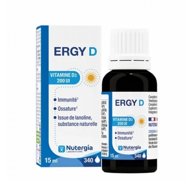 Витамин Д ERGY D NUTERGIA 15 мл