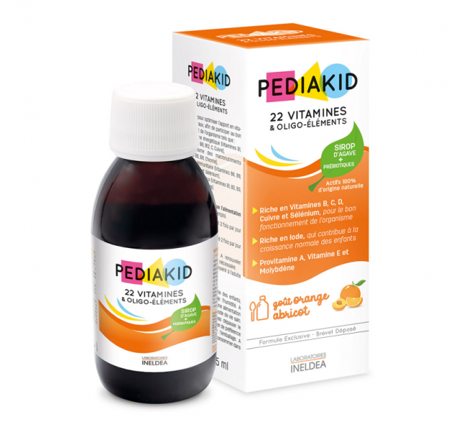 Сироп для иммунитета Pediakid 22 витаминов и микроэлементов 250 мл